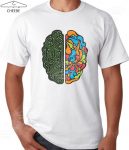 تیشرت طرح Brain