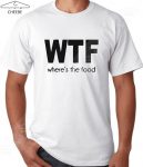 تیشرت Food با طرح Wtf