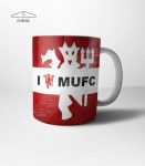 ماگ Manchester طرح Mufc