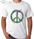 تیشرت سفید Peace