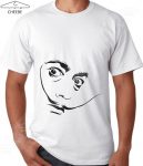 تیشرت سفید با طرح Designer