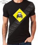 تیشرت مشکی با طرح Offroad