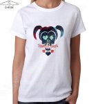 تیشرت سفید دخترانه Harley Quinn