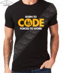 تیشرت مشکی طرح Code
