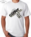 تیشرت پسرانه طرح Coder