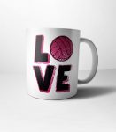 ماگ والیبال طرح Love