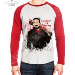 تیشرت رگلان قرمز Lucille is Coming