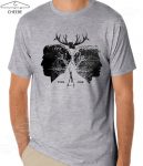 تیشرت ملانژ طرح True Detective