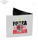 کیف پول آث میلان با طرح Forza Milan