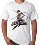 تیشرت سفید Captain Levi