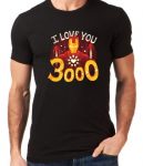 تیشرت مشکی love you 3000