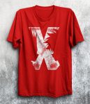 تیشرت قرمز لوگو hunter x hunter