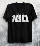 تیشرت مشکی طرح 100 Mob Psycho 100