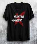 تیشرت مشکی لوگو hunter x hunter