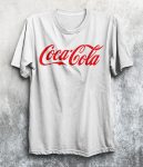 تیشرت سفید Coca Cola