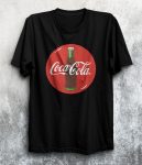 تیشرت مشکی طرح Coca Cola